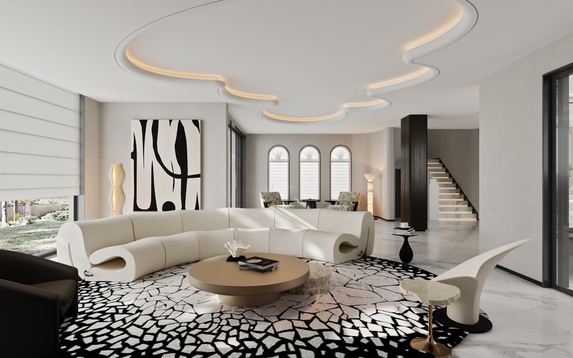 2025郑州设计周暨空间设计大赛优秀作品赏析丨金奖高龙峰：金沙湖独栋别墅